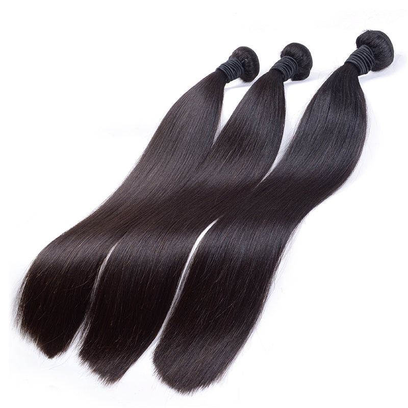 Straight Virgin Bundle Package ( vary lengths)